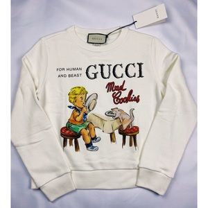 Gucci mad cookies sweatshirt off white